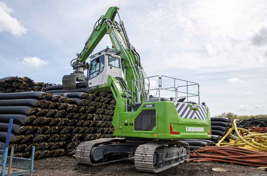LIEBHERR APPLICATION CENTER À COLMAR: LA PELLE SUR CHENILLES SUR-MESURE